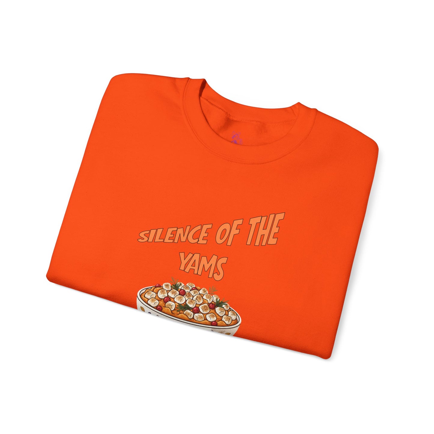Funny Thanksgiving Crewneck Sweatshirt - Silence of the Yams