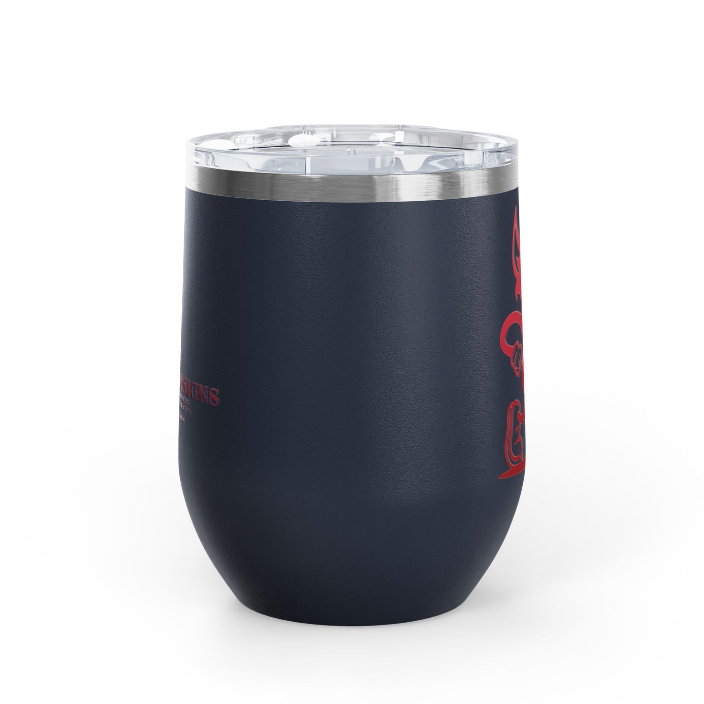 Wine Tumbler - Mr Hemp Cat Design