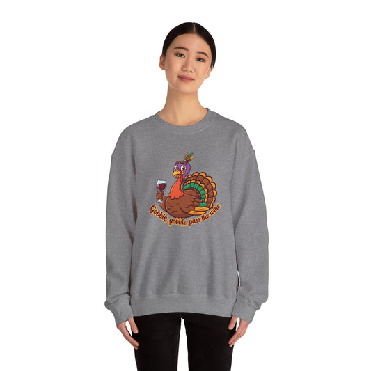 Gobble Gobble Sweatshirt - Unisex Thanksgiving Crewneck, Funny Holiday Apparel, Cozy Fall Fashion, Perfect for Gatherings, [...]