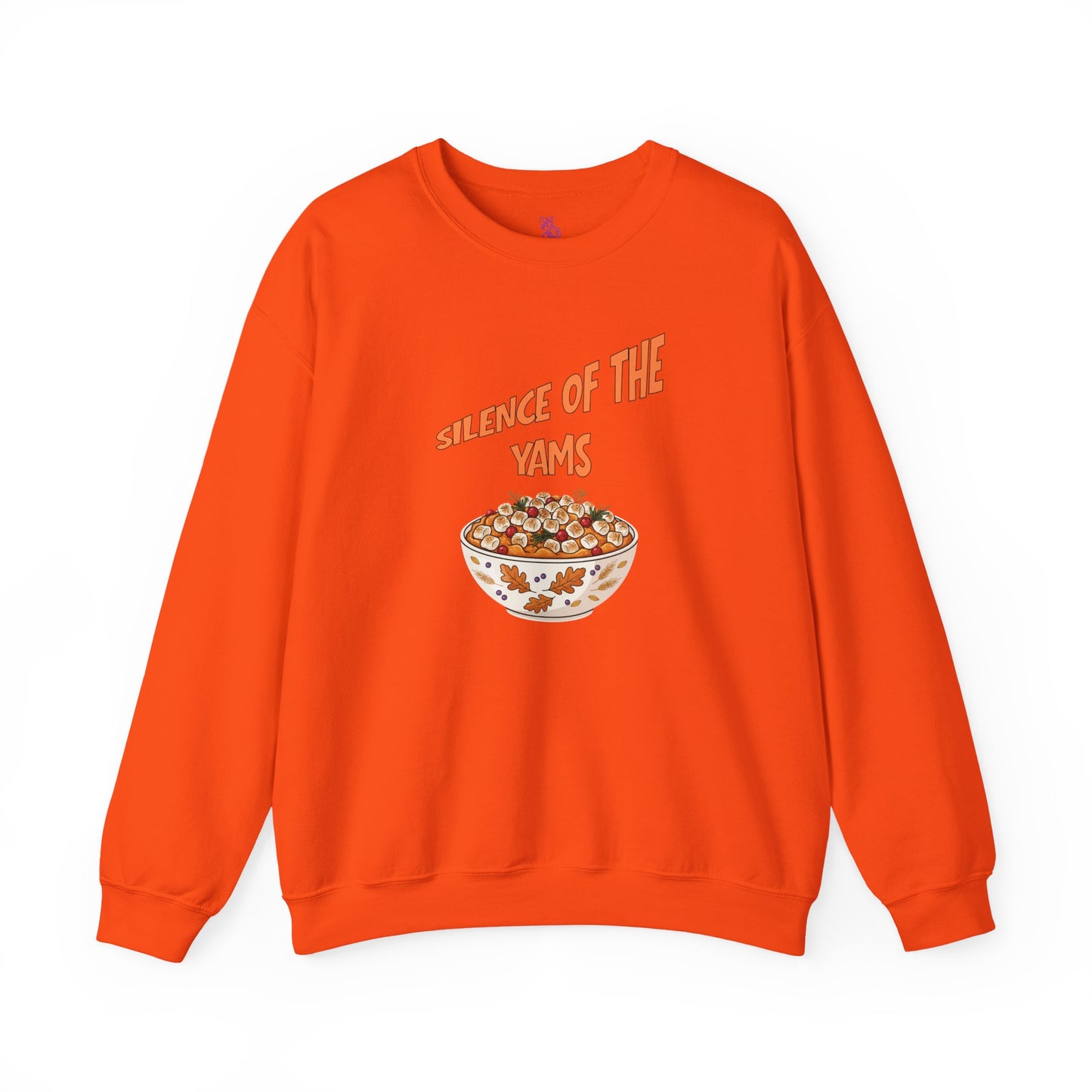 Funny Thanksgiving Crewneck Sweatshirt - Silence of the Yams