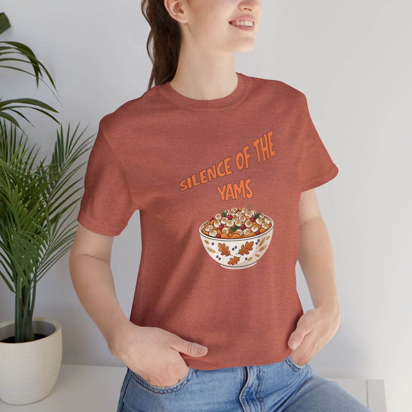 Funny Thanksgiving Silence Of The Yams Graphic Tee