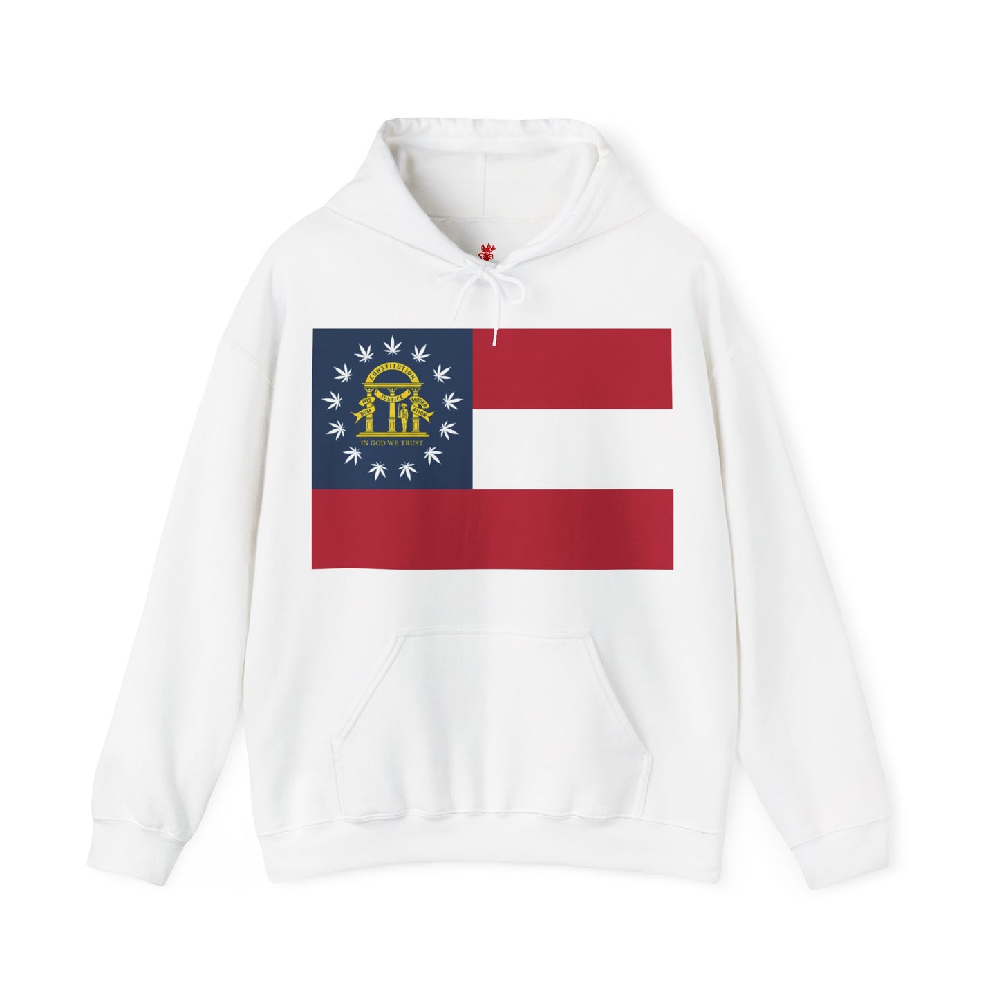Georgia Cannabis State Flag Hoodie