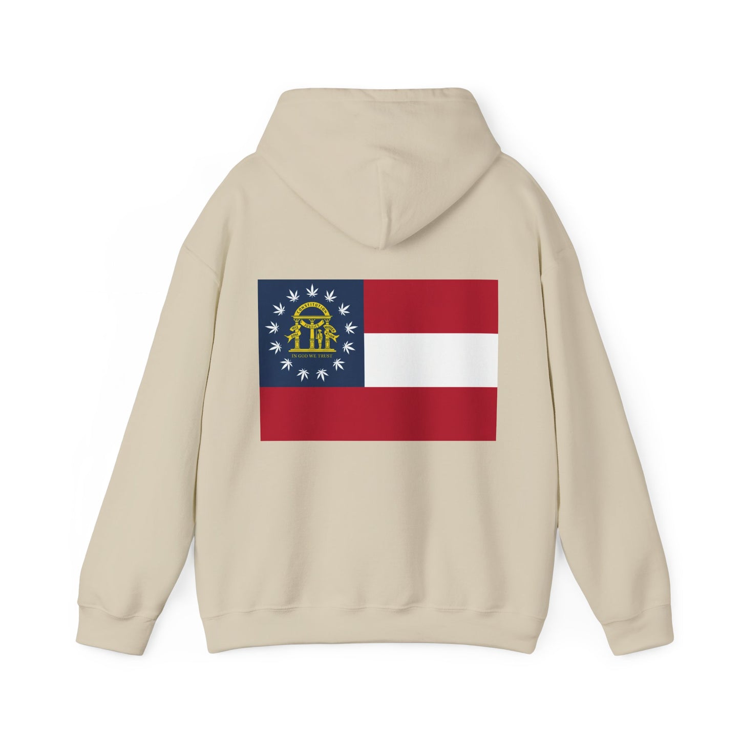 Georgia Cannabis State Flag Hoodie