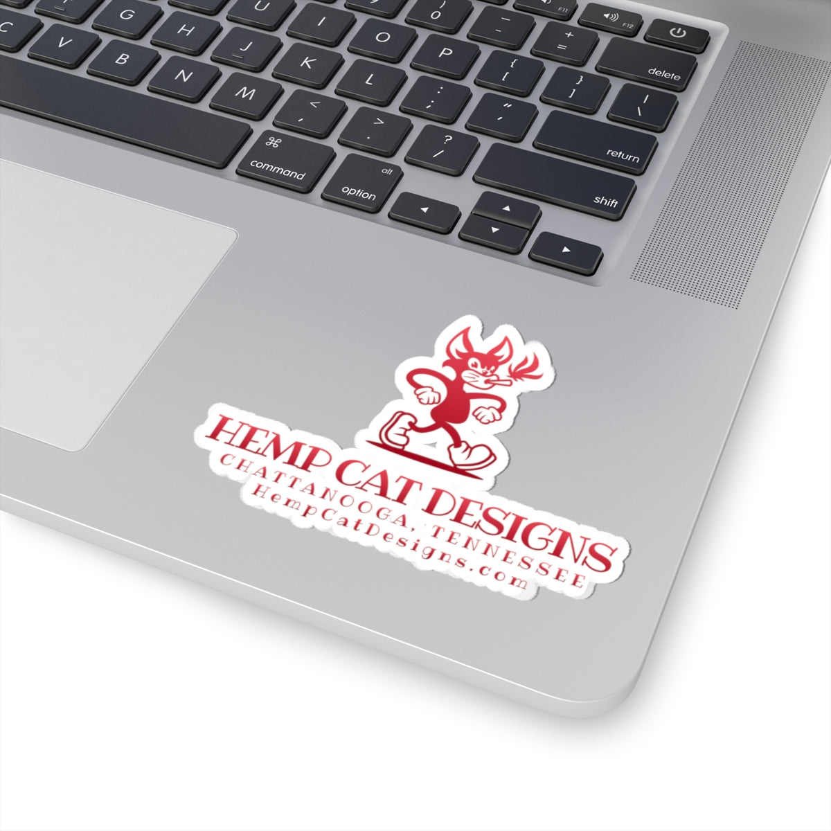 Sticker: Mr Hemp Cat Design Kiss-Cut Sticker